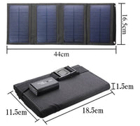 折りたたみ式ソーラーパネル（USB電源供給、２０Wクラス）